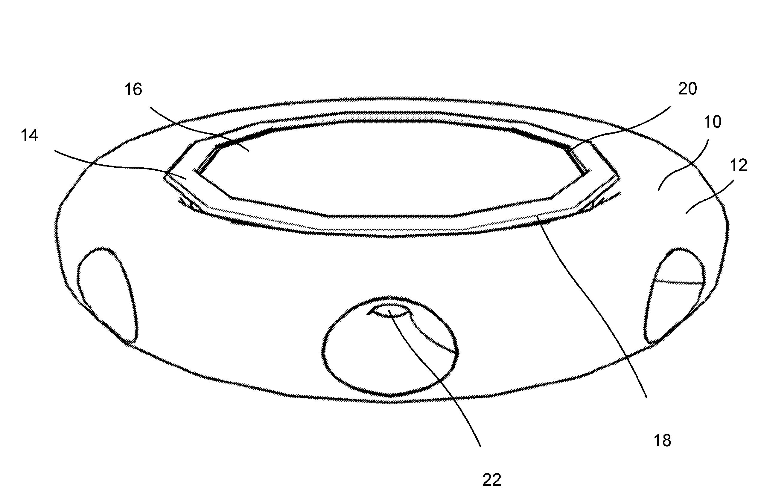 Trampoline with Inflated Base