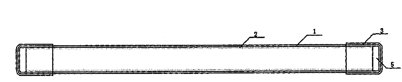 Non-mercury fluorescent lamp and LCD display with the same as backlight source