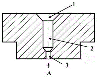 Spinneret and method for preparing mesophase pitch-based hollow carbon fiber