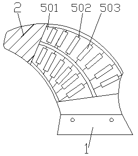 Tilling plough provided with rolling mechanism