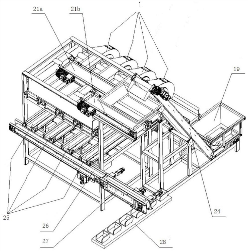 A sorting mechanism for vacuum adsorption sorting