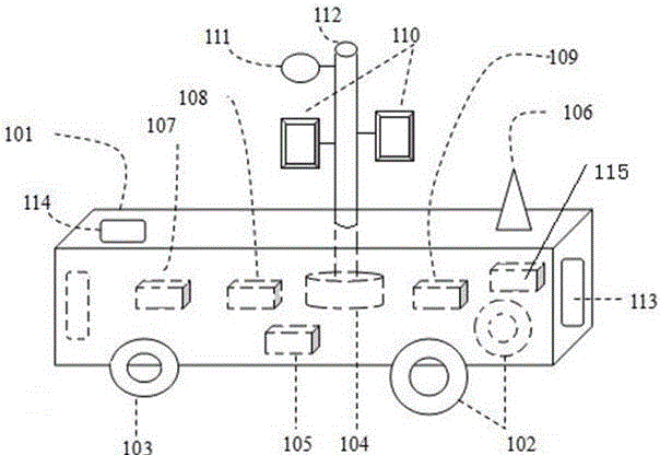 Intelligent and automatic storage check robot and working method thereof