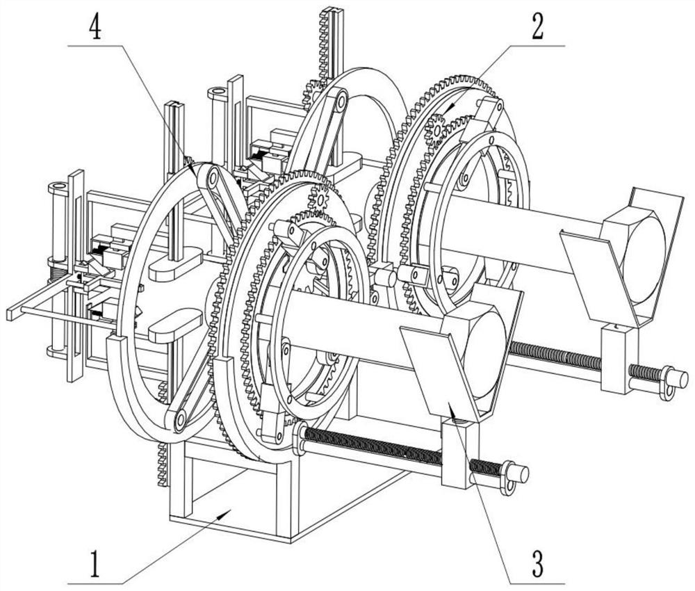 Chamfering device for stainless steel bolt machining