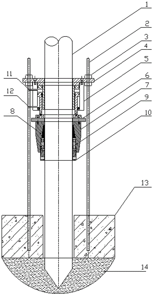 Automatic reciprocating type static pressure steel pipe pile machine