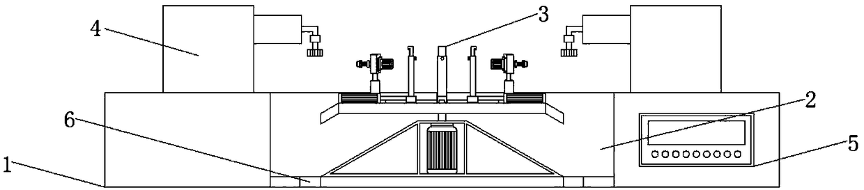 Precision gear machining machine tool base fixing part