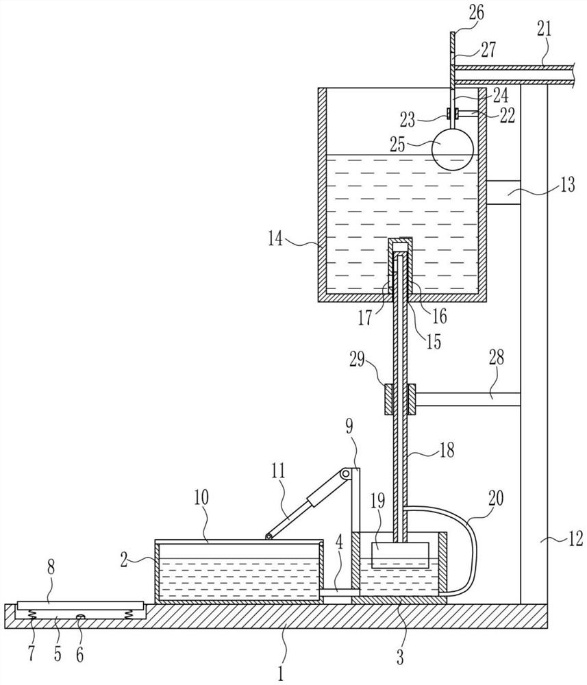 A kind of automatic water feeding equipment for animal husbandry