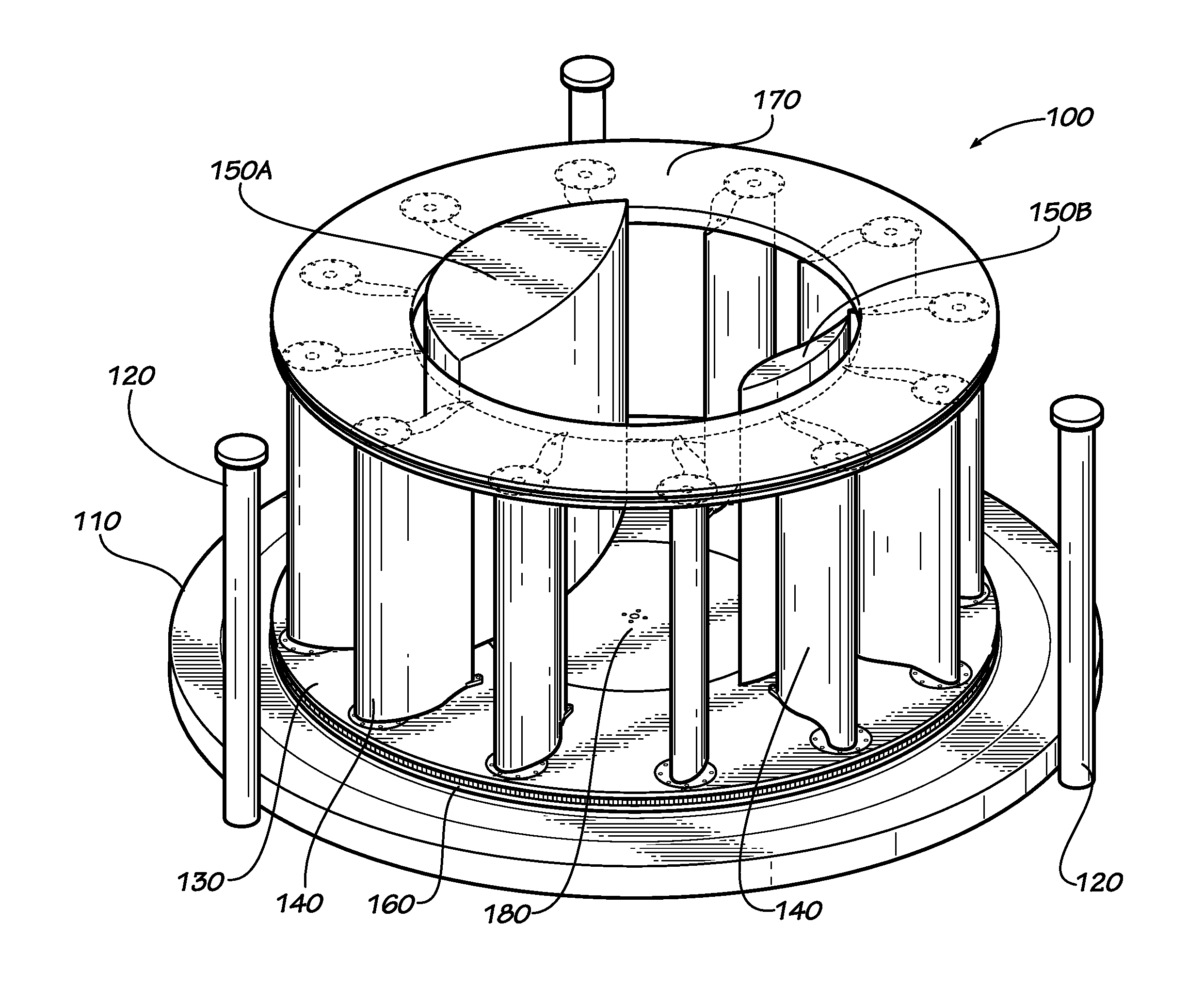 System, method and apparatus for vertical axis wind turbines with laminar flow