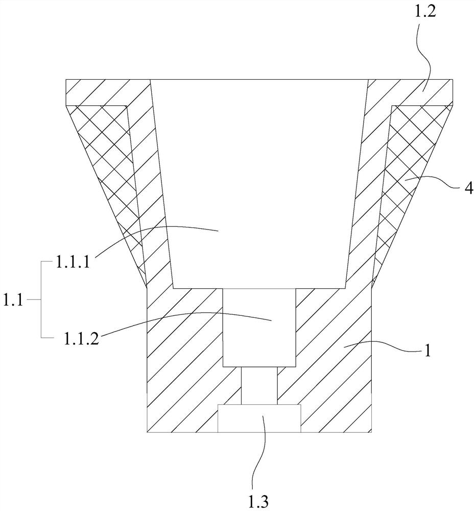 Boxing target springback damping support structure