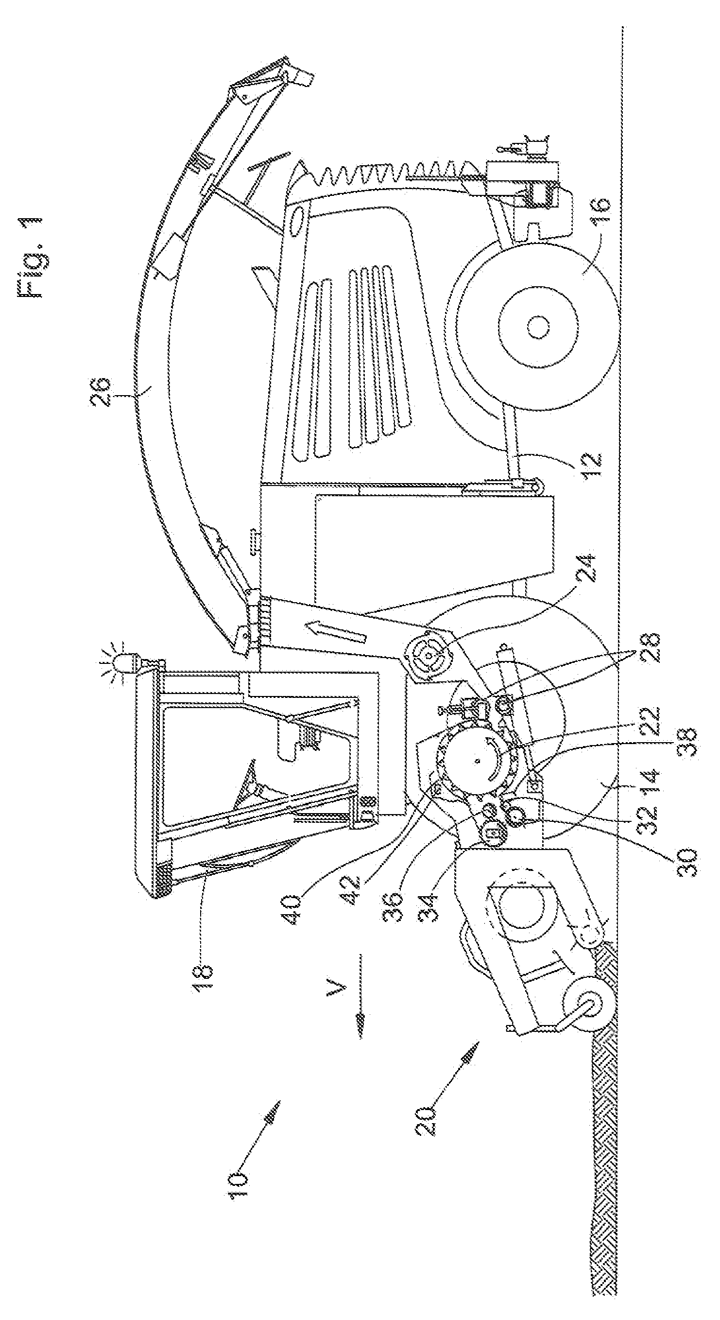 Chopping drum for a forage harvester