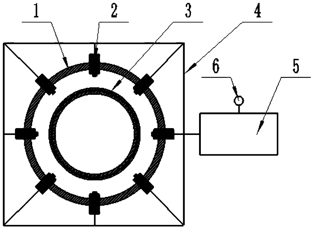 Online automatic rounding device for steel skeleton plastic composite pipe