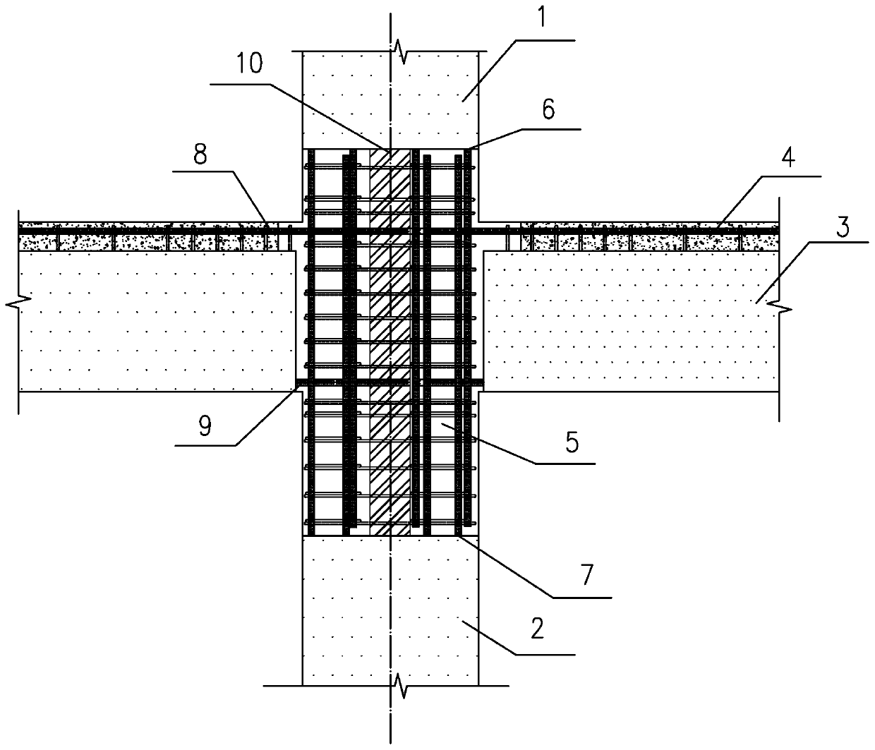 A joint connection method of vertical prefabricated components