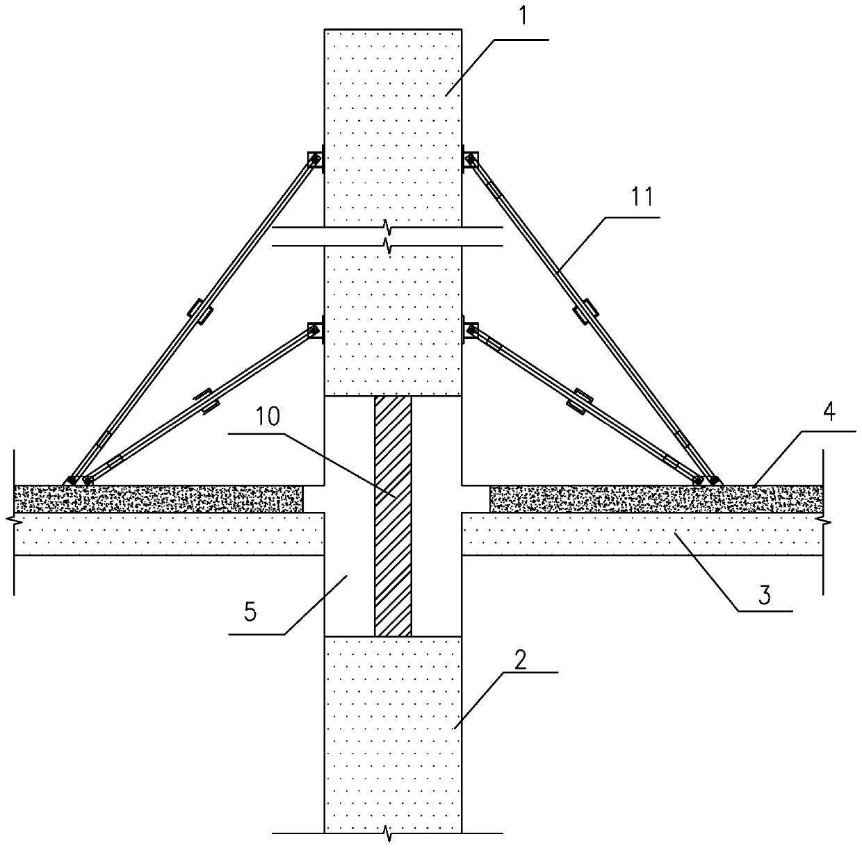 A joint connection method of vertical prefabricated components