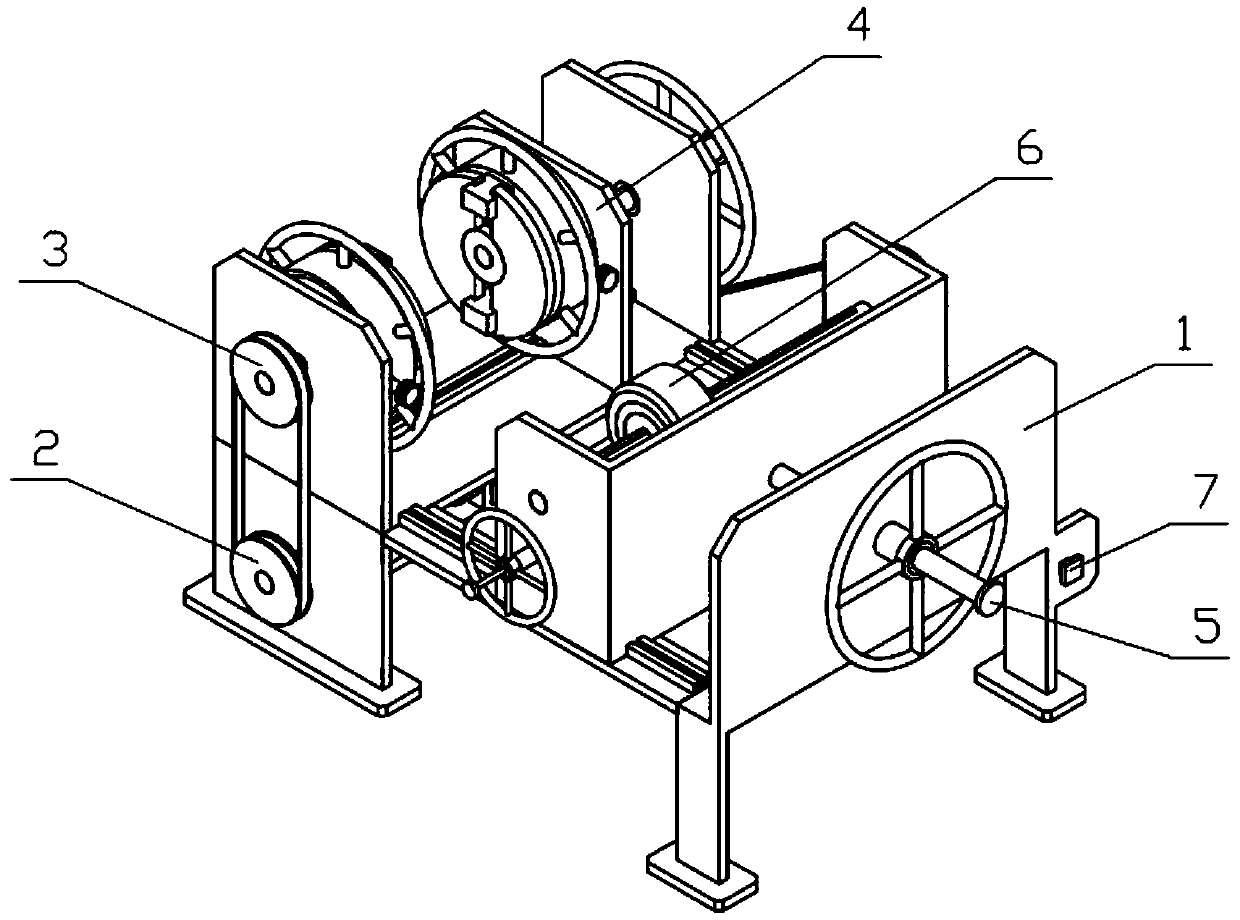 A machining grinding device