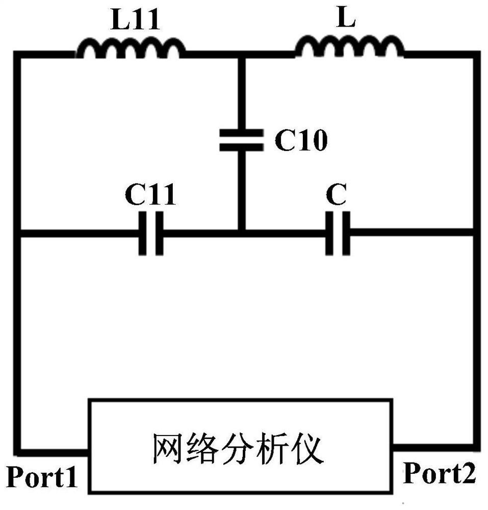 Synthetic PT symmetric system realized based on passive single resonance coil