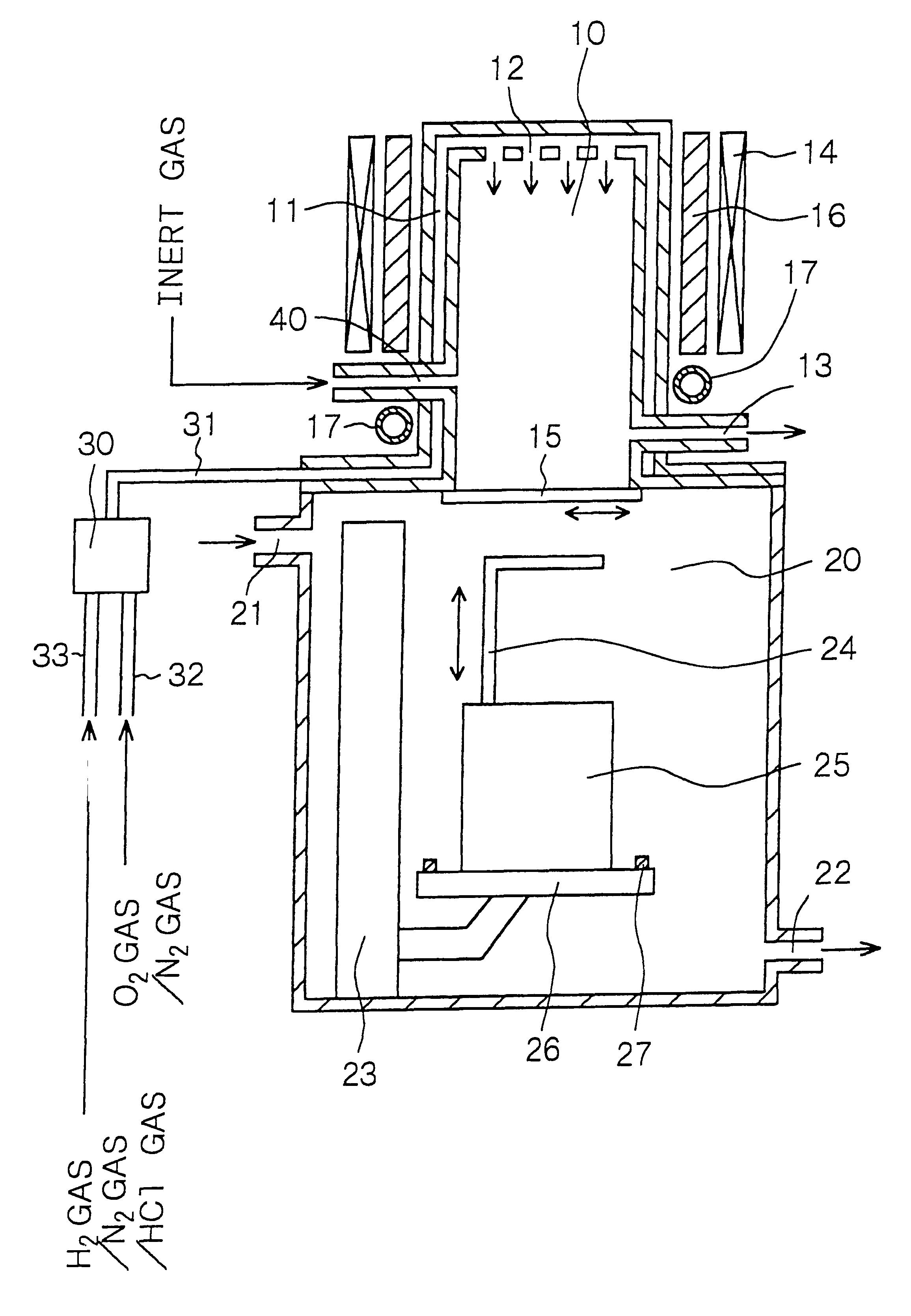 Apparatus for forming silicon oxide film and method of forming silicon oxide film