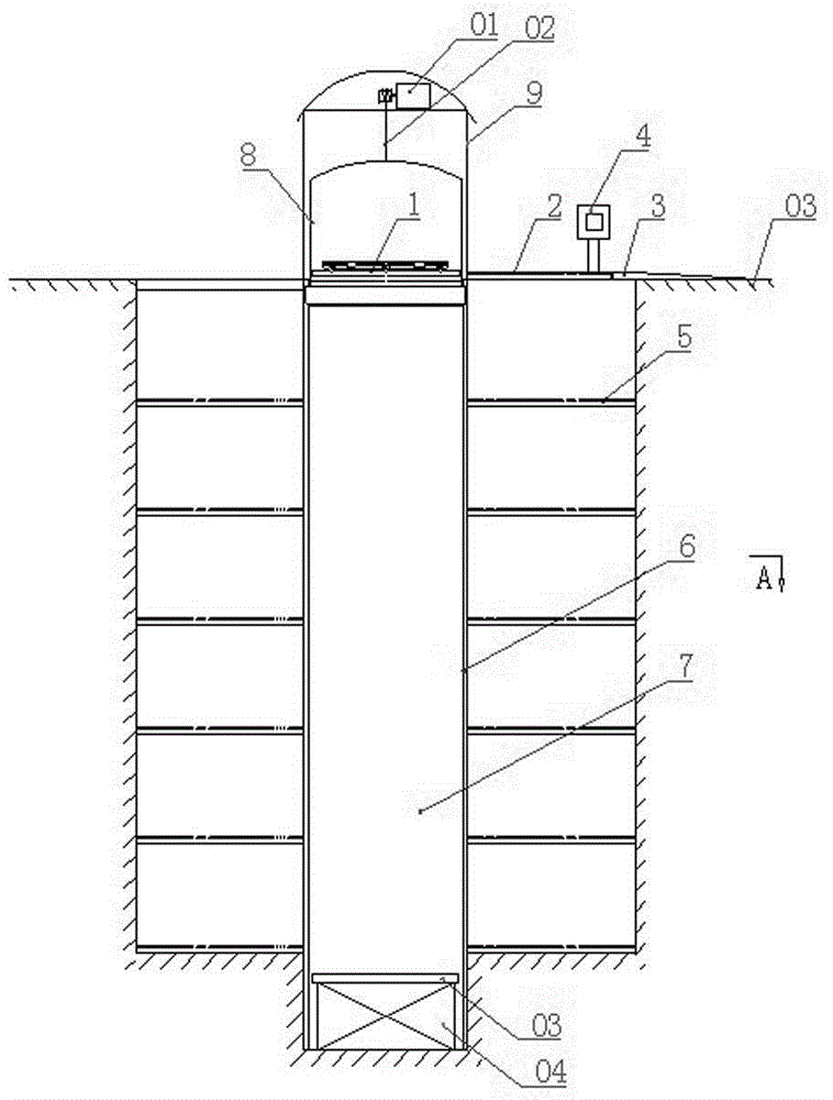 Energy-saving and environment-friendly three-dimensional intelligent parking garage