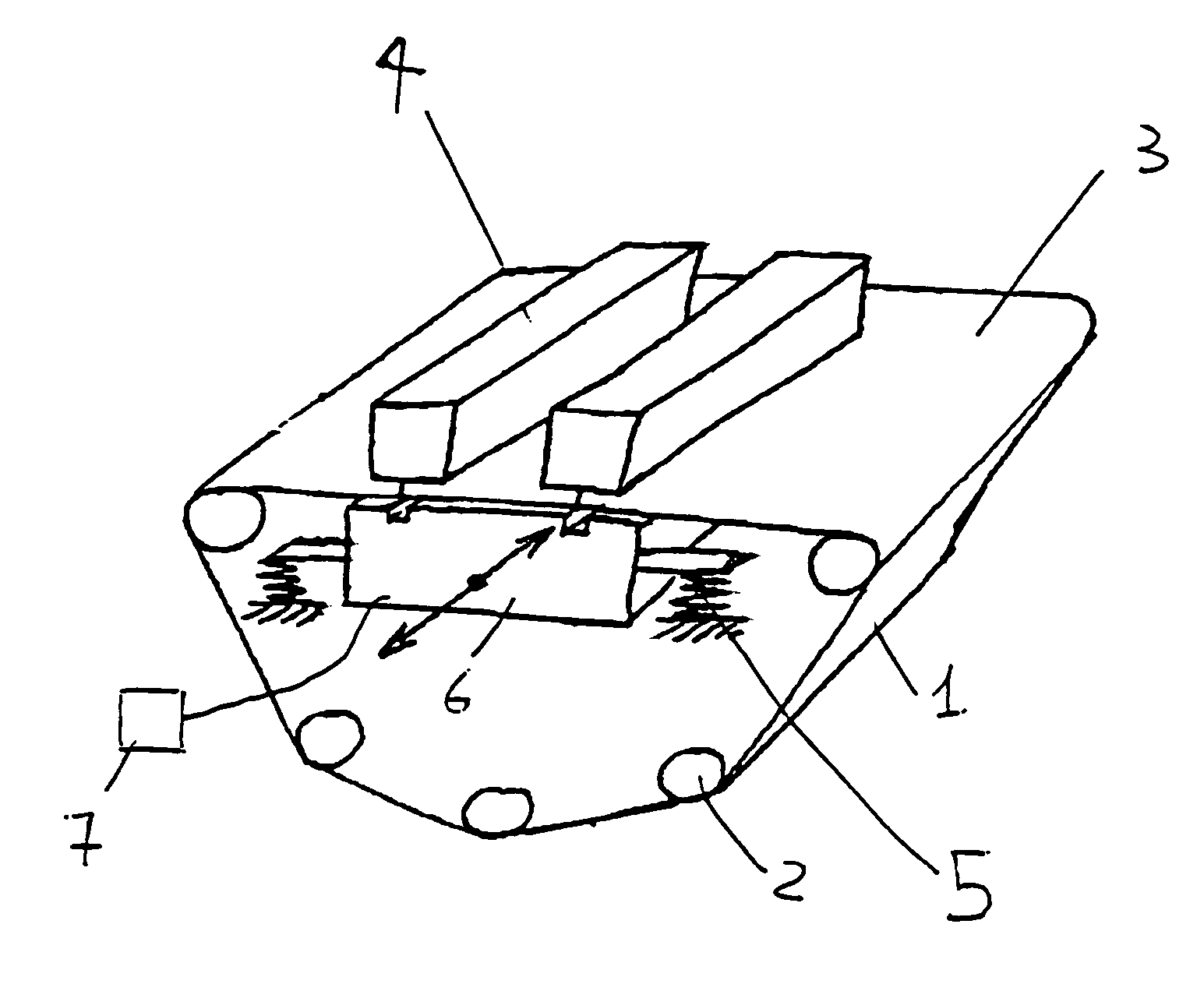 Installation for producing non-woven textile webs with jet fluids leaving no visible mark