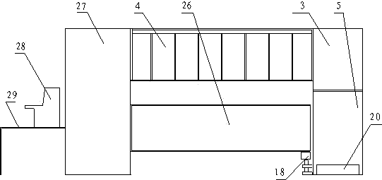 High-speed broad-width paper-making felt needling device