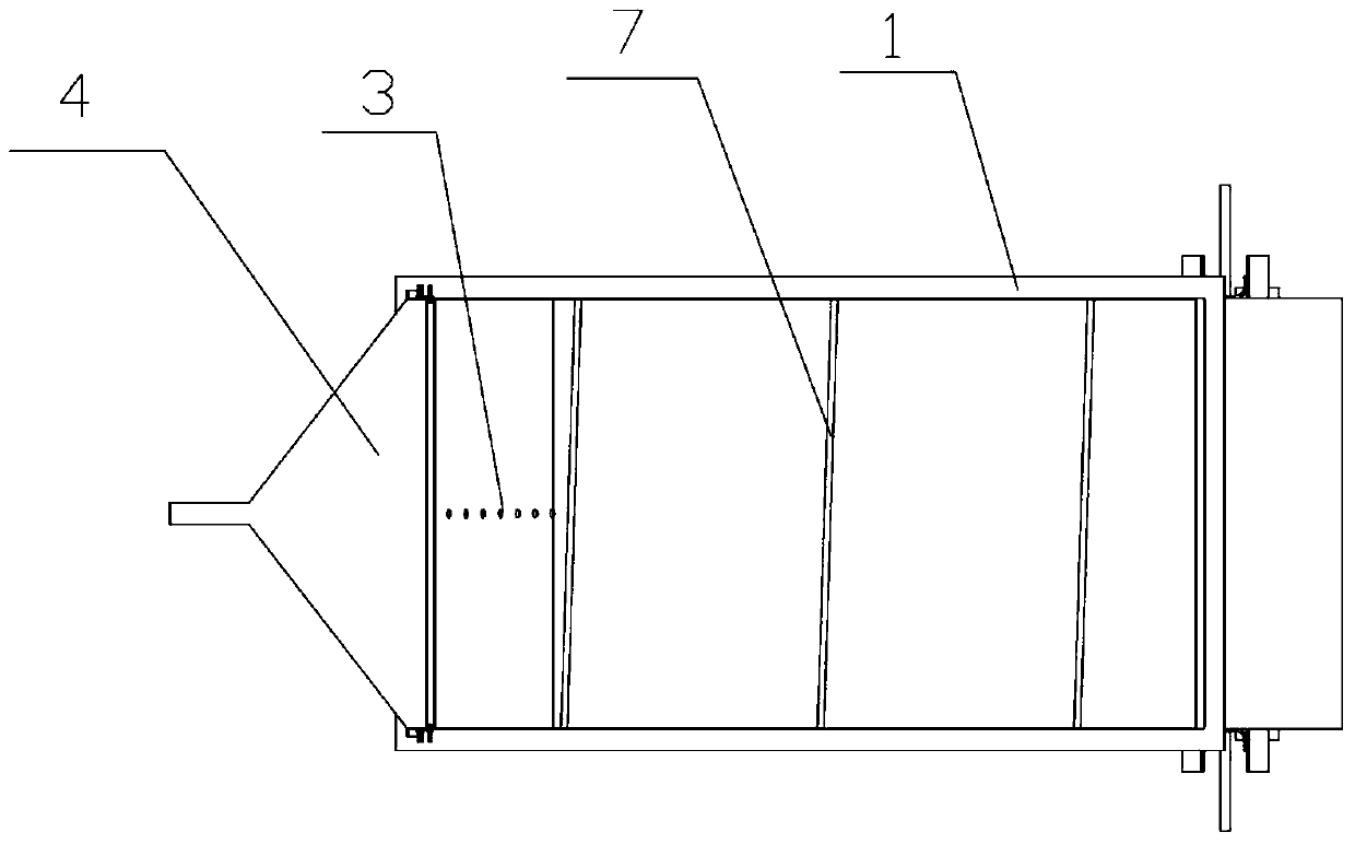 Rainfall erosion measuring box and soil erosion amount measuring method