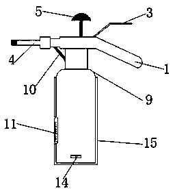 Microorganism inoculator of kneepiece