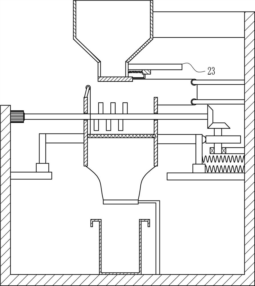 A waste collection device for construction engineering