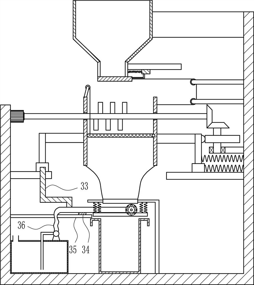 A waste collection device for construction engineering