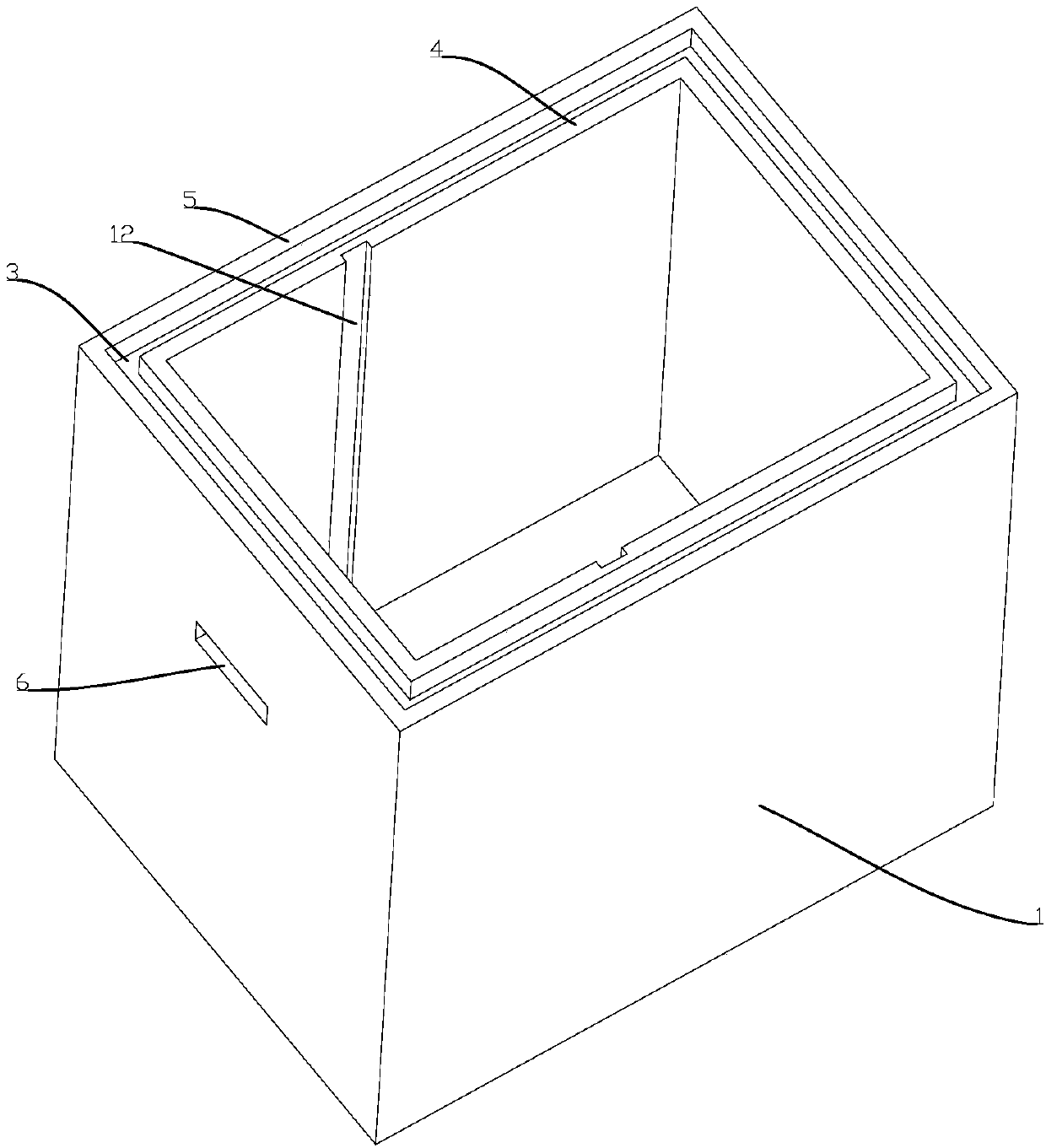 Foam insulation box with firm connection between box body and box cover