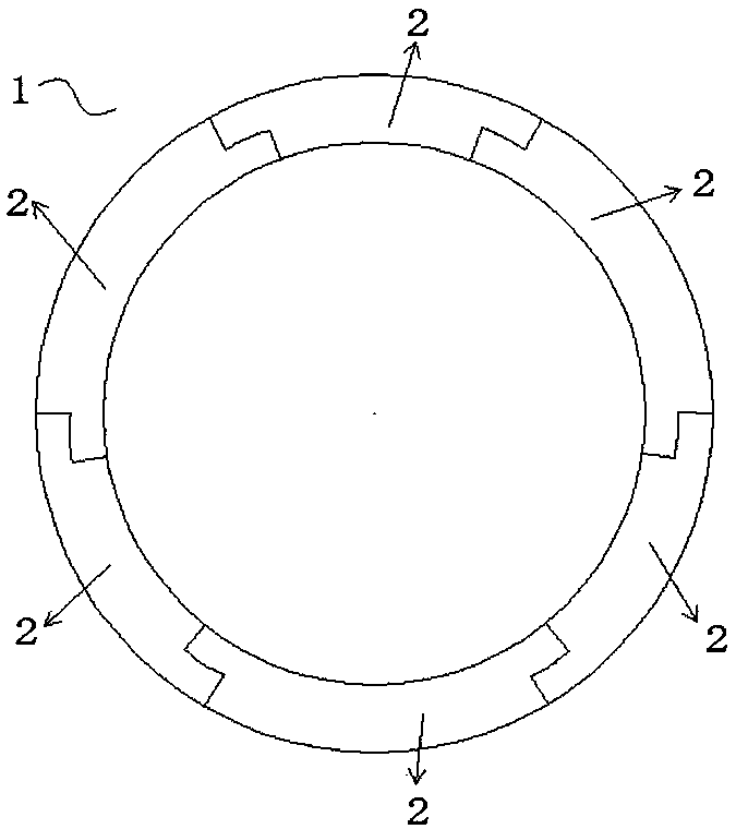 Assembled-type well lane construction method