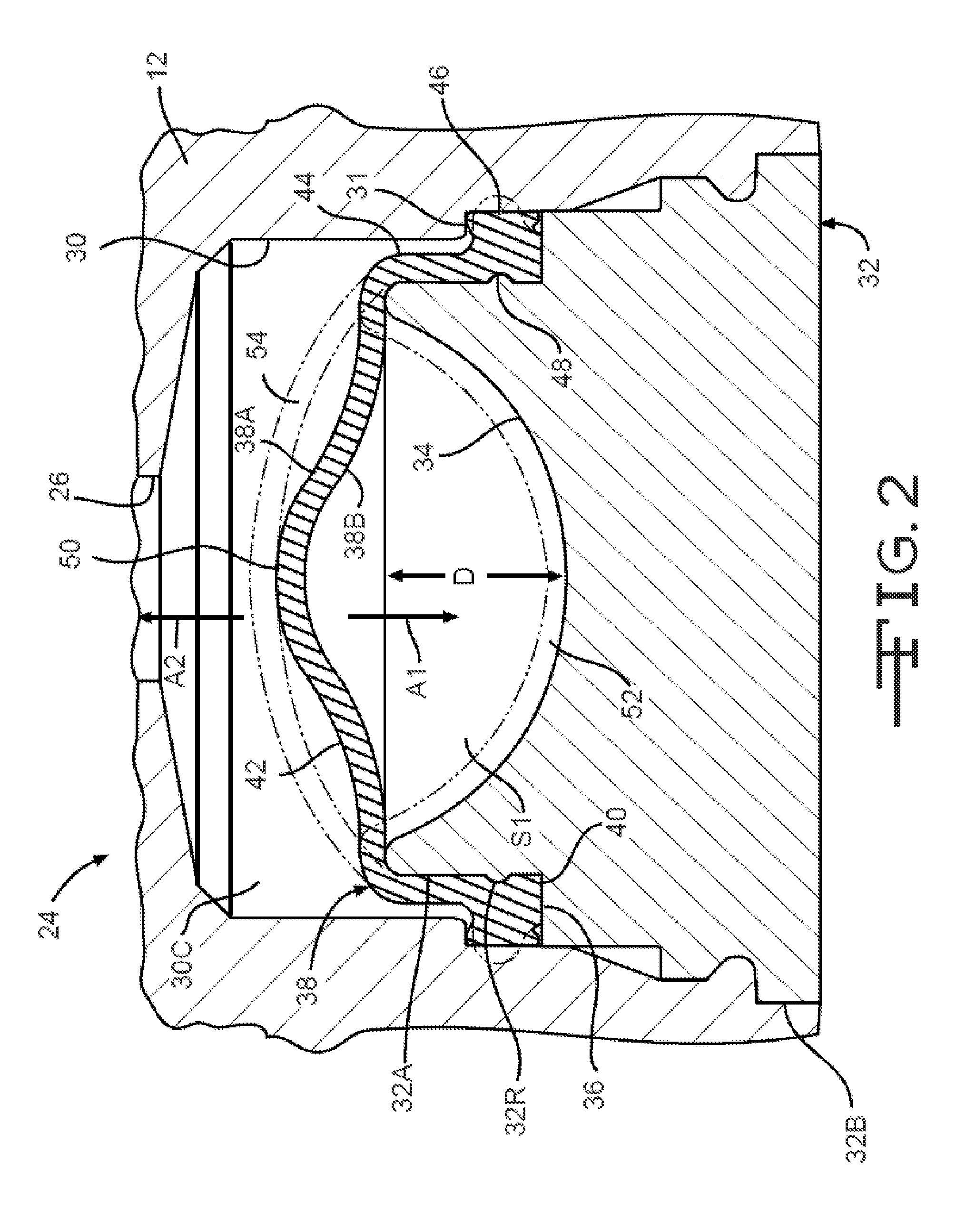 Damping Element for a Motor Vehicle Hydraulic System