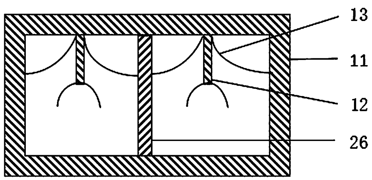 Degradability test device for 3D printing magnesium alloy material and application thereof