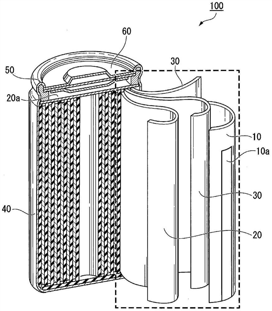 Capacitor, and capacitor electrode