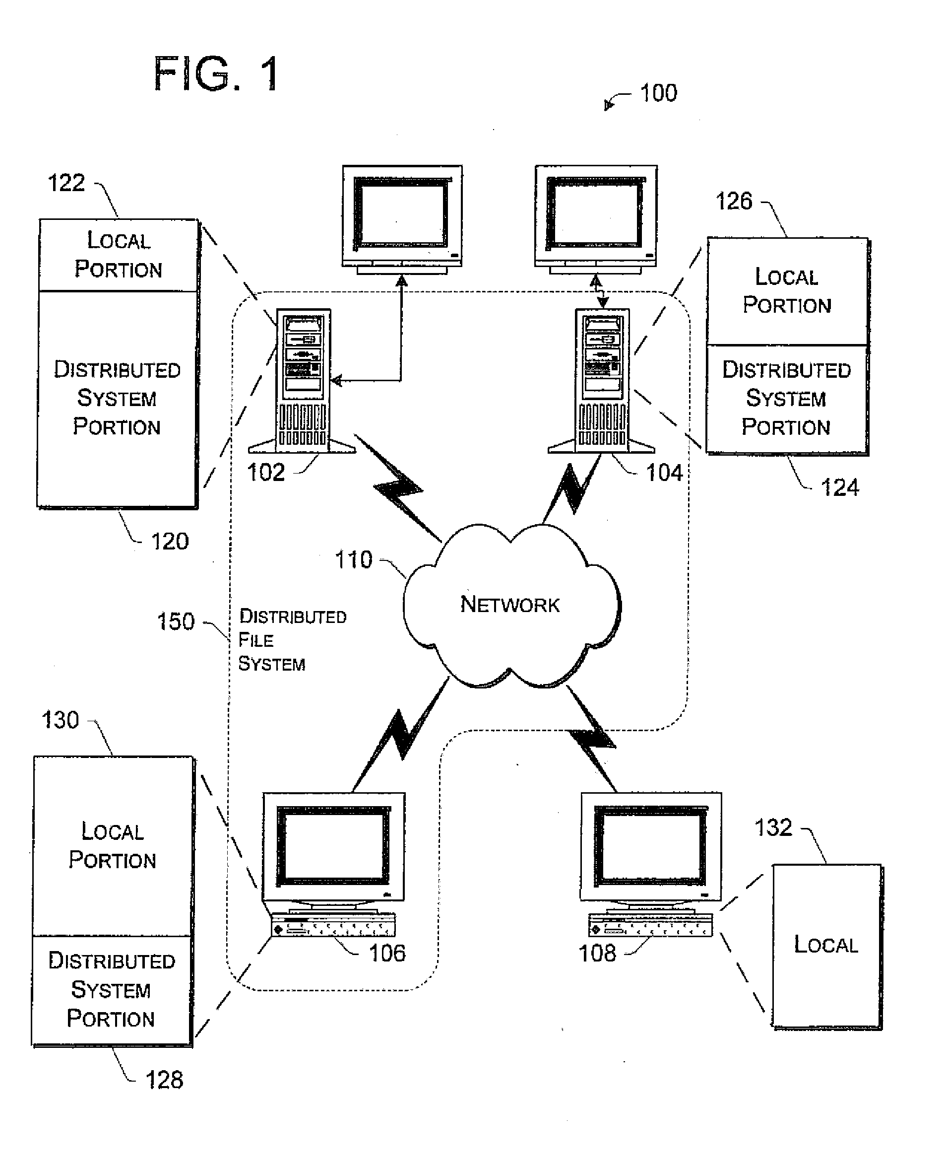 Secure recovery in a serverless distributed file system