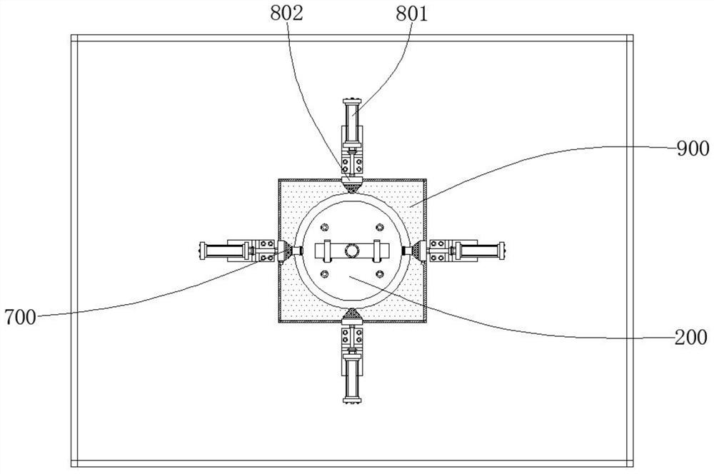 Valve welding and air tightness detection integrated device