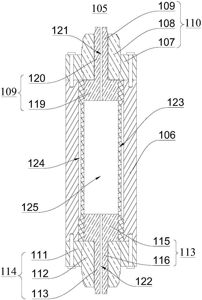 Full-diameter core holder and full-diameter core acidification simulation device