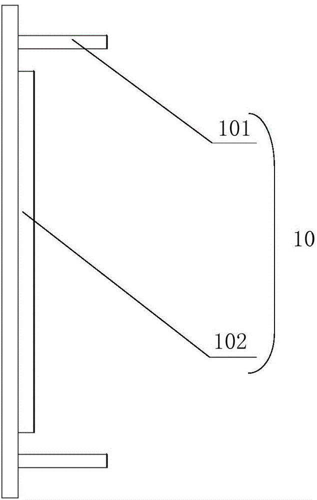 Magnetic pole installing device for surface-mounted permanent magnet motor