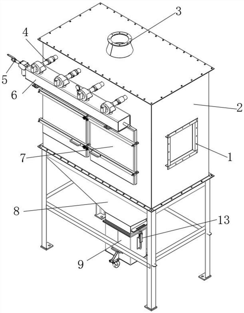 Flue gas denitration multi-pollutant cooperative treatment equipment and use method thereof