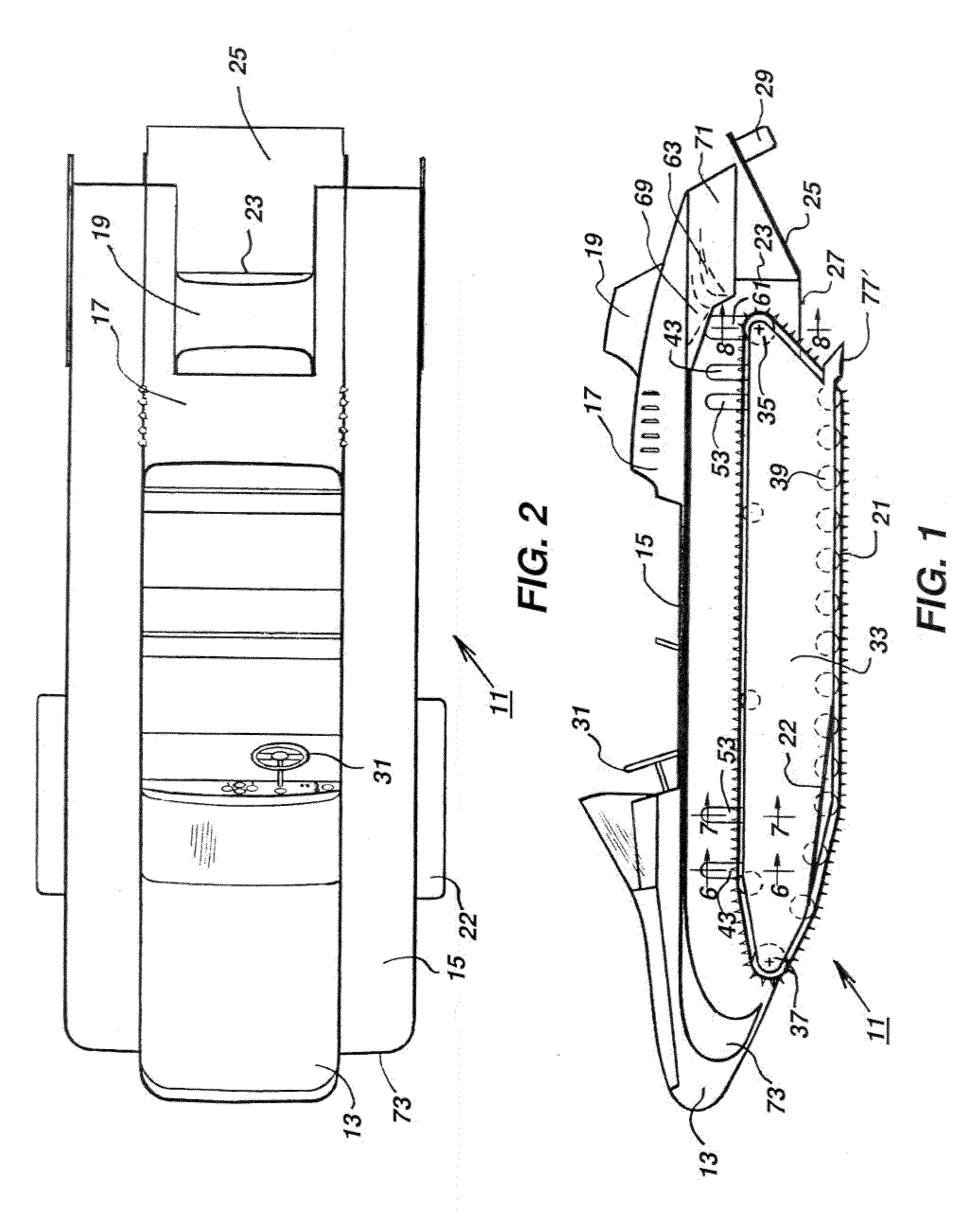 High Water-Speed Tracked Amphibian