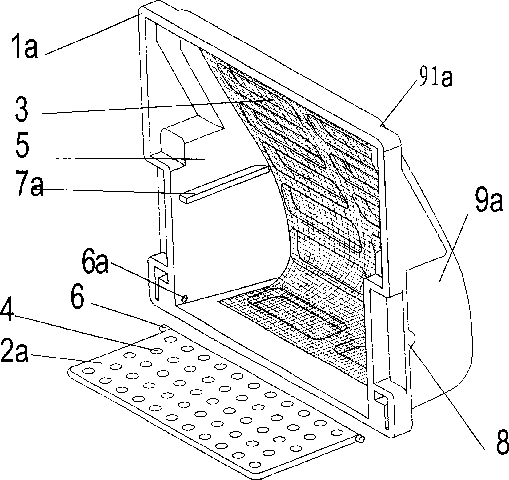 Waste water filter for washing machine