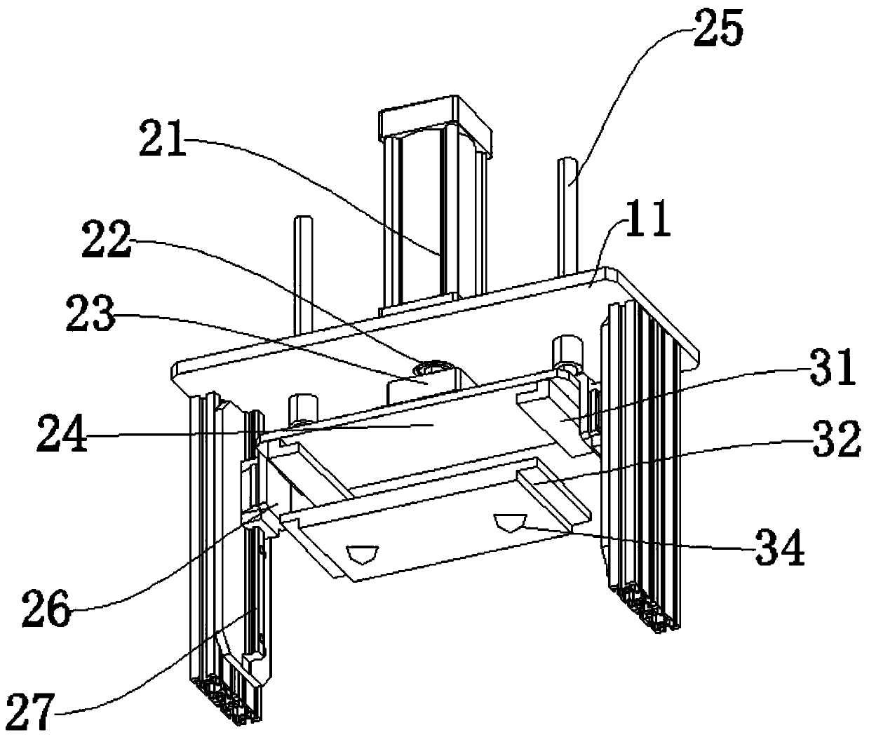 Building material compression resistance comparison detection device