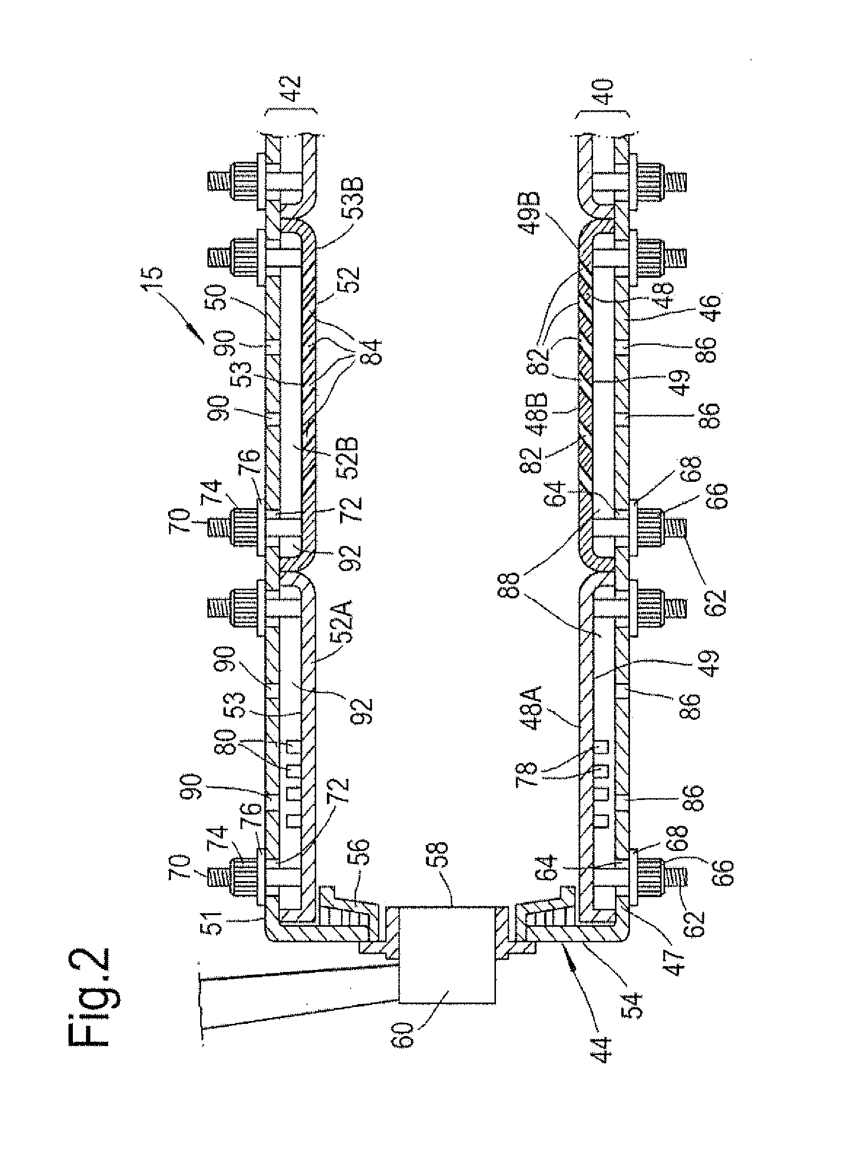 Annular combustion chamber wall arrangement