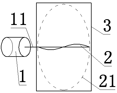 A square tube propeller ship propeller