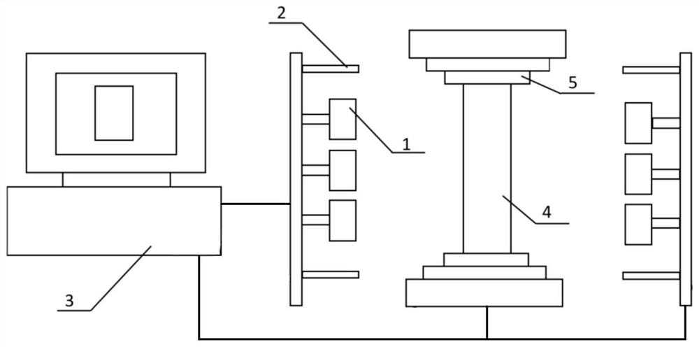 Fatigue test crack monitoring method and device