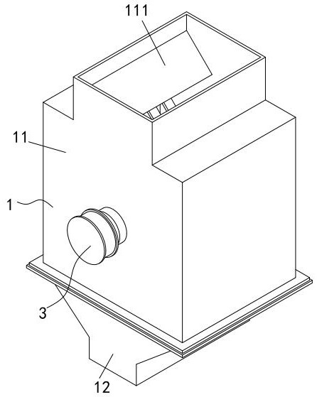 An automatic crushing device for preparing grain raw materials for poultry feed