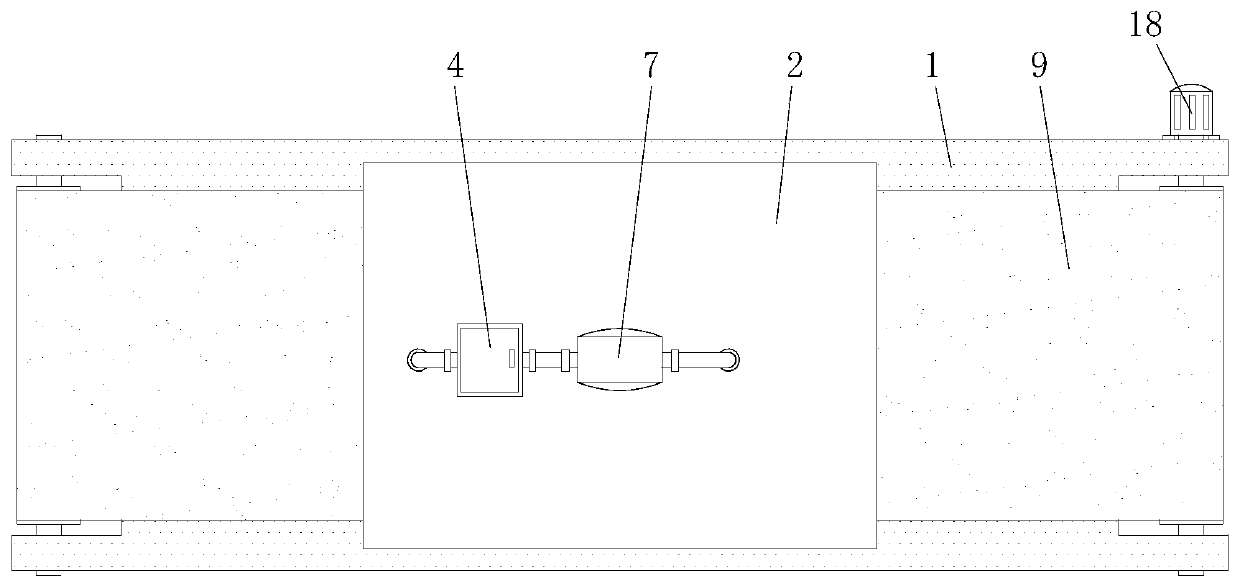 Environment-friendly printing drying device based on green printing technology