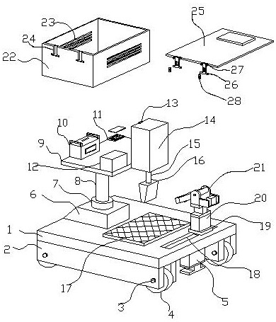 Diagnostic device with angle-adjustable monitoring probe and for ultrasonic welding machine