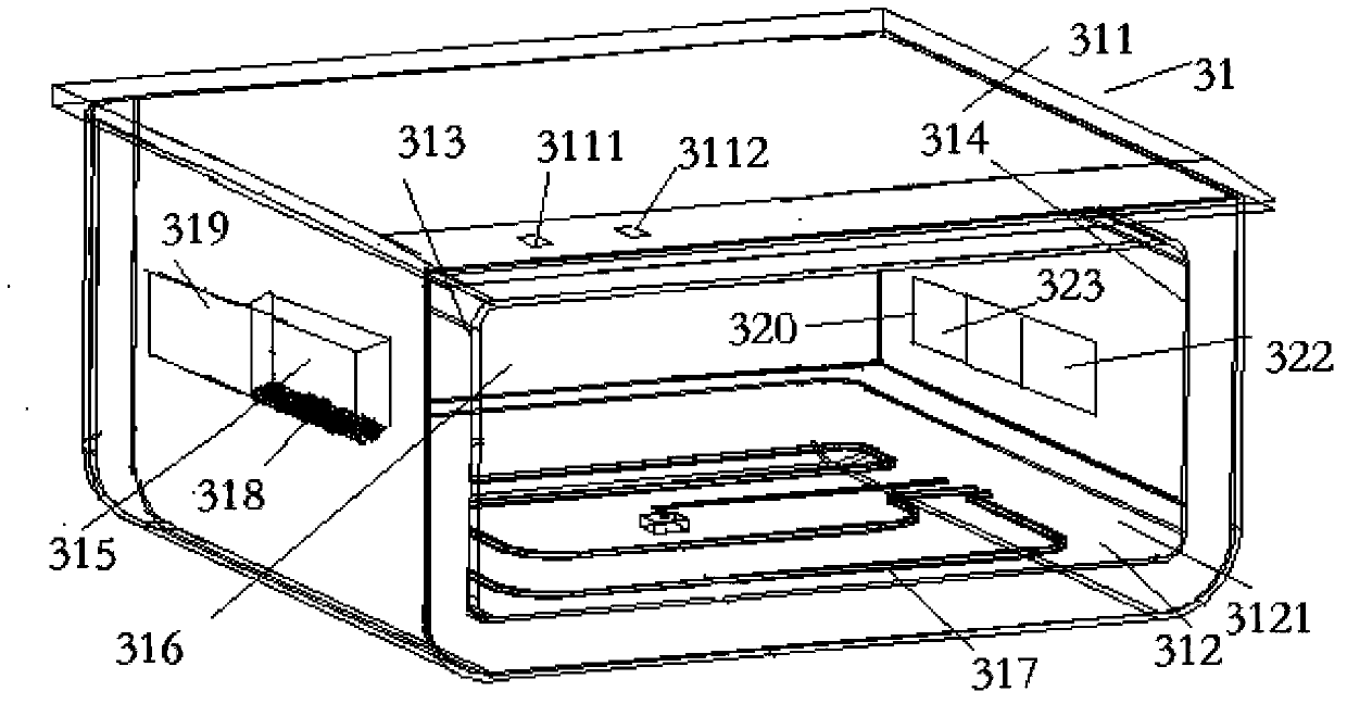 Unfreezing chamber in refrigerator and refrigerator with same