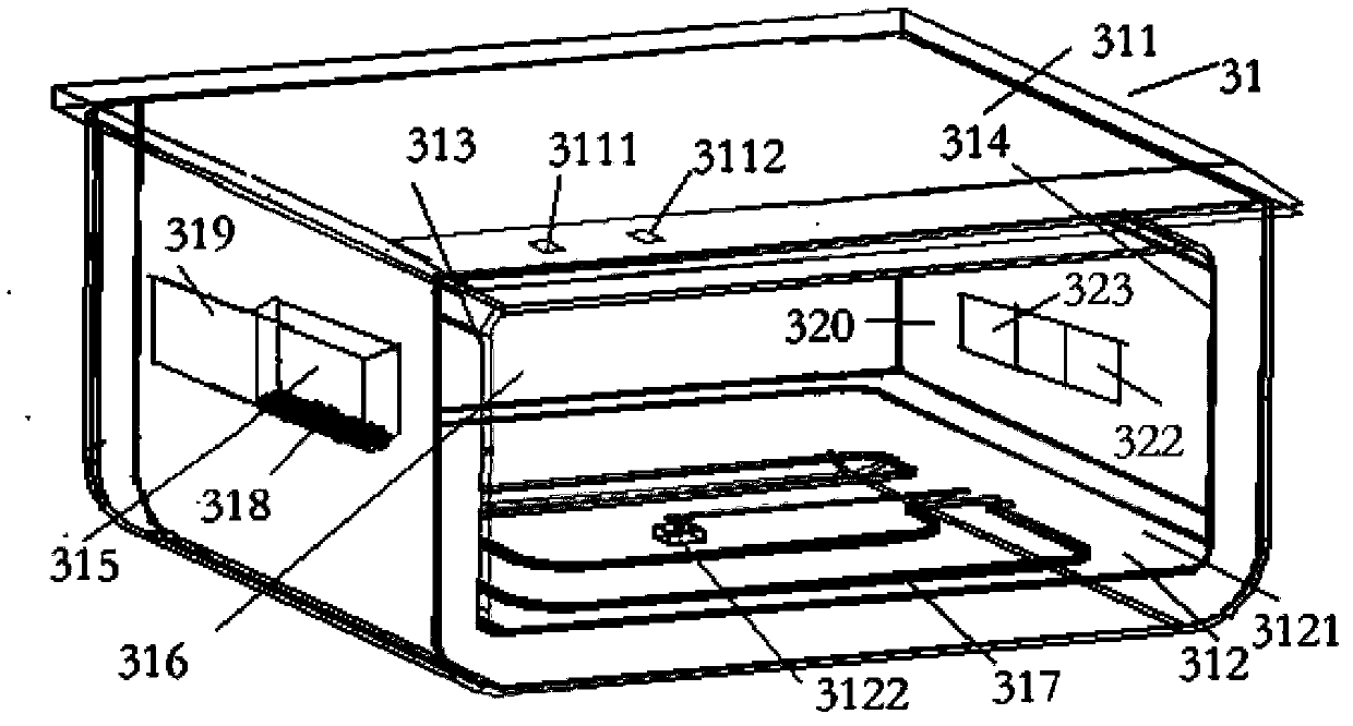 Unfreezing chamber in refrigerator and refrigerator with same