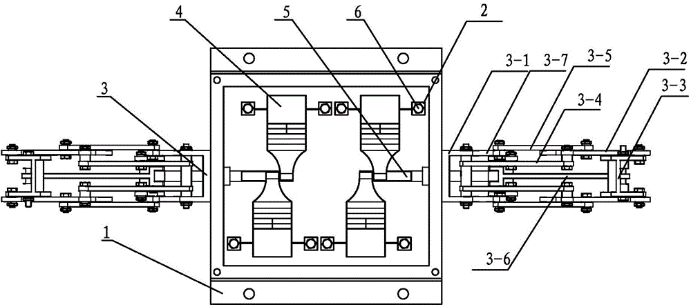 Space deployment mechanism driven based on multi-piezoelectric vibrator step crawling mode