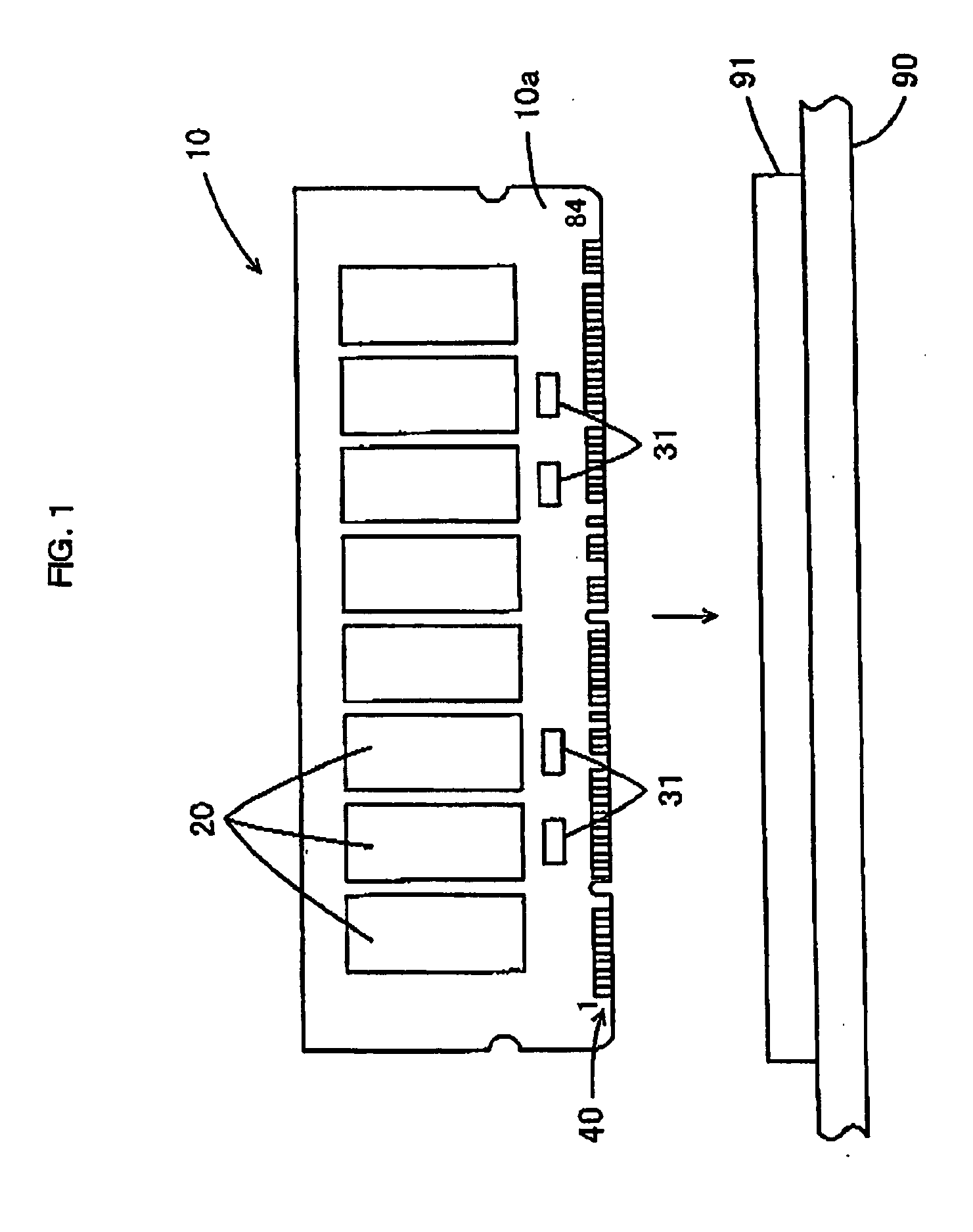 Memory module and memory-assist module