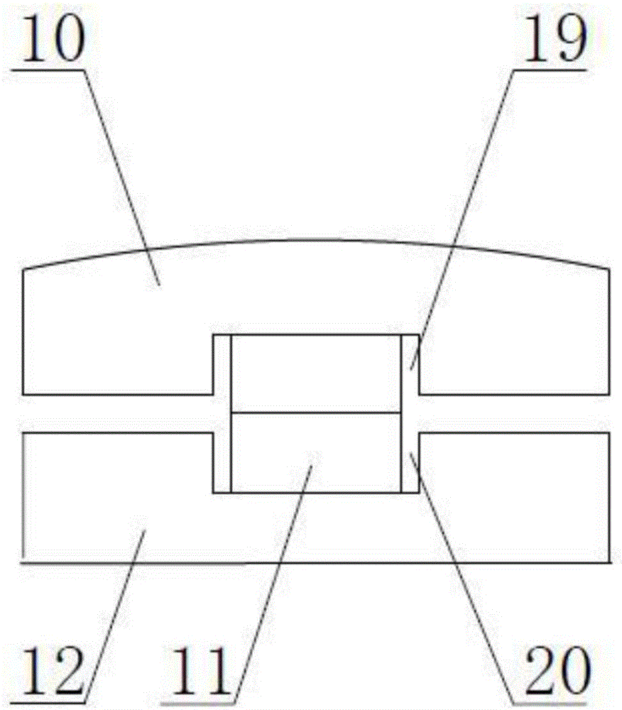 Anti-freeze starter electromagnetic switch with double-layer stationary contact